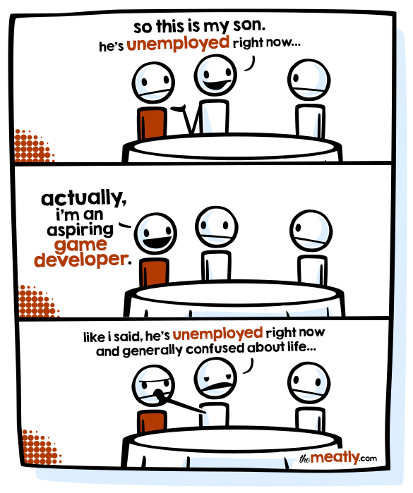 themeatly's tweet photo. THIS is what happens when you tell people you #gamedev... O.o

#indiedev #indiedevs @theMeatly http://t.co/hgpPOGWomq