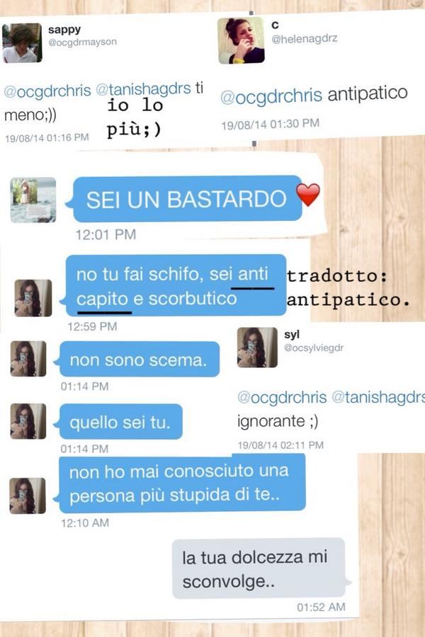 occhrisgdr's tweet photo. le vostre minacce e i vostri insulti verso chrsto che tanto bello è.. piando #ocmemories (@nikkiannegdr) http://t.co/Wyh60F15Qb