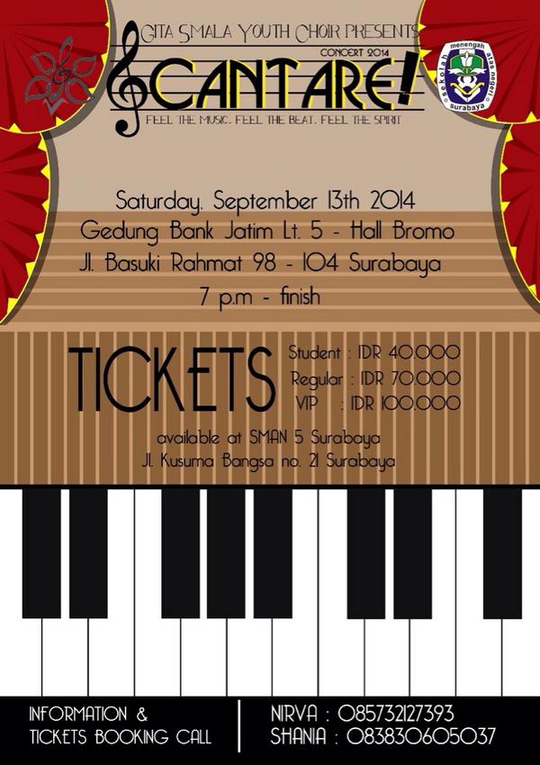 Gita Smala Youth Choir proudly present, a thrilling and breath-taking concert:
"CANTARE 2014"