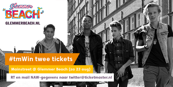 Ticketmaster_NL's tweet photo. Maniacs, hoe graag wil je naar MainStreet? WIN tickets voor MainStreet @ Glemmer Beach! #tmWin http://t.co/d7BKEQ4EcL