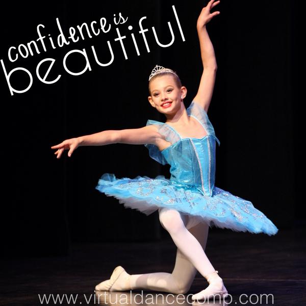 Remember, confidence is beautiful. #virtualdancecomp #dancepiration #alldayeveryday