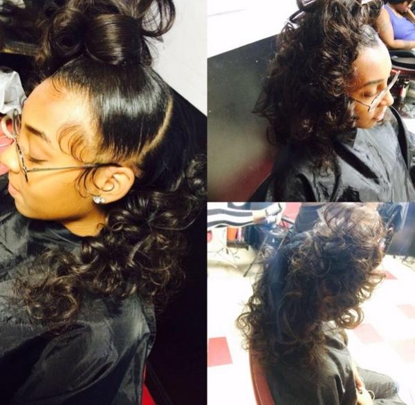theonly1lea's tweet image. Do me a favor and follow my poppin hairstylist😍💇 👉 @TianaMonae 👈 Make your appointment today &amp;amp; get #Tianafied