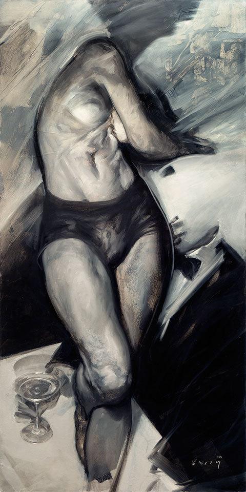 RickBerryStudio's tweet image. See #RickBerry's Silver Award-Winner "To Absent Friends" @amandapalmer in NYC this fall! @SOI128 #art #illustration