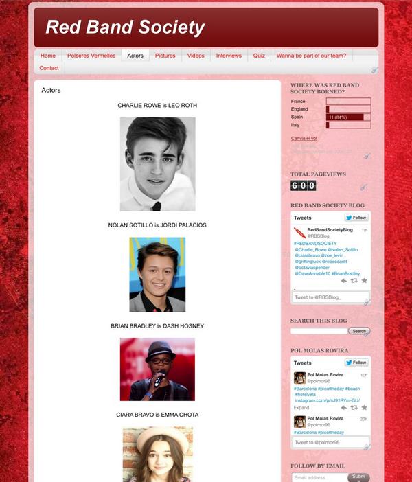 RedBandSocietyB's tweet image. YESSSS!! 600 PAGEVIEWS!!! THANKS EVERYONE FOR YOUR SUPPORT!! NEXT STEP.... 1000!!