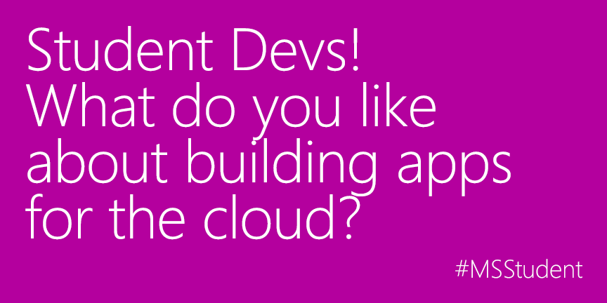 MSFTImagine's tweet photo. Let us know what you think! http://t.co/kiC6zugzWP #MSStudent http://t.co/pmbGTLfgtM