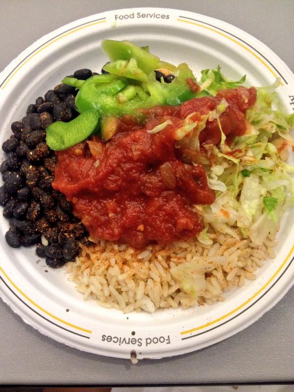 appstwellness's tweet photo. Rice and beans for days #cascades #appstatewellness http://t.co/FaVoFnw53F