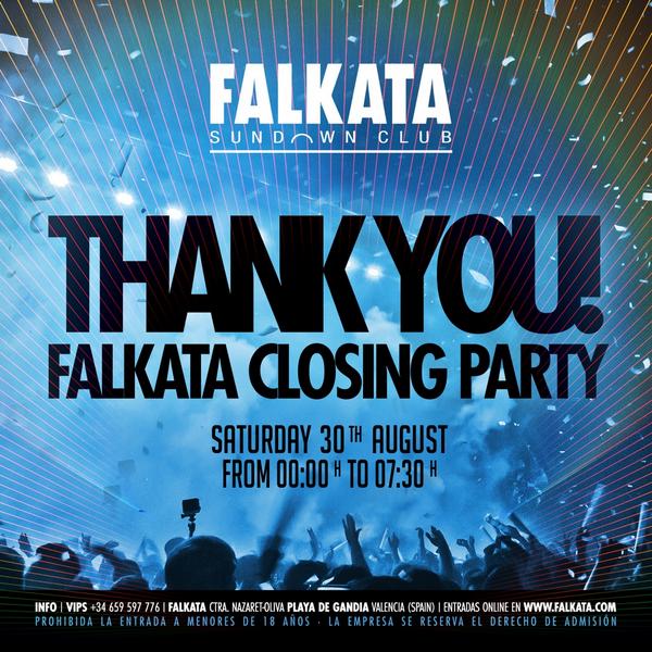 FalkataGandia's tweet photo. Sábado 30 Noche #ClosingParty2014 @falkatagandia  s despide hasta #Nochevieja2014 No tengo palabras.Gracias Equipó👏👏👏 http://t.co/ahKVM06bu5