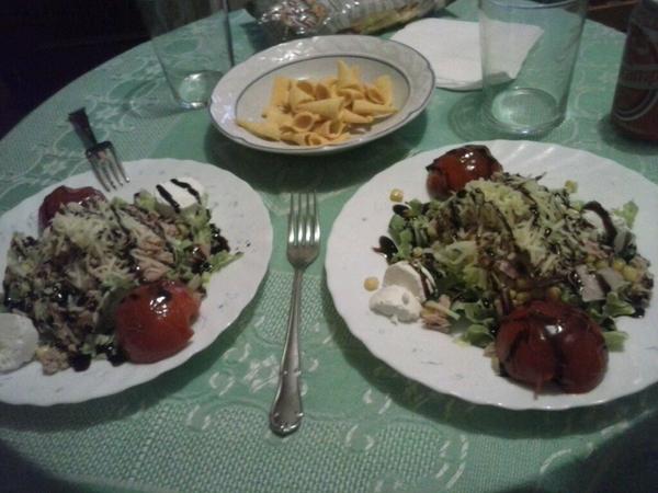 Y para terminar el cumple: ensaladita de mi cariii