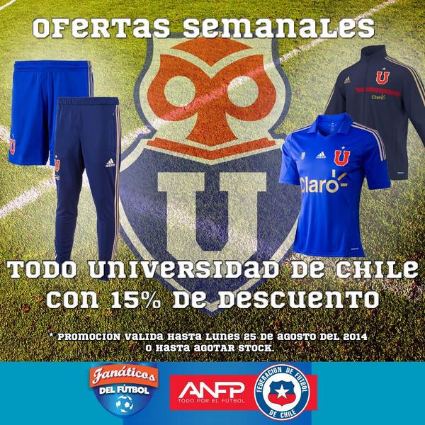 ANFPChile's tweet photo. Fanáticos del Fútbol [@FDFChile) tiene una oferta para los hinchas de @udechile http://t.co/5s5EBJCcRO http://t.co/jyBm6YlK6c