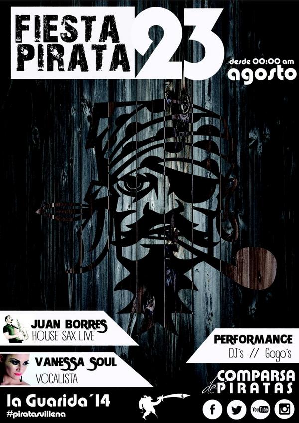 piratasvillena's tweet photo. 2 Entradas #gratis para la FIESTA PIRATA de este sábado en la Guarida. Sigue @piratasvillena y haz RT. SORTEO HOY. http://t.co/vugy4ks93D