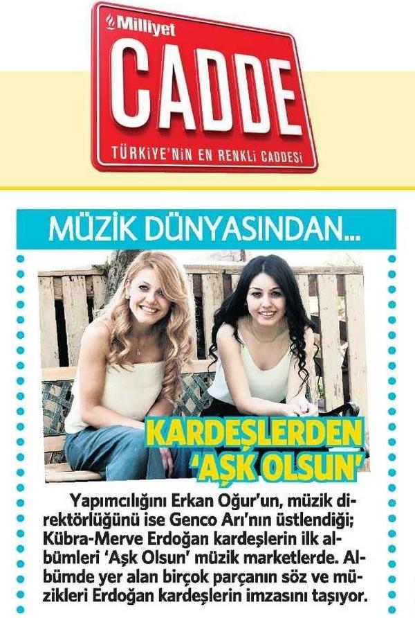 "Aşk Olsun" Milliyet Cadde'de.