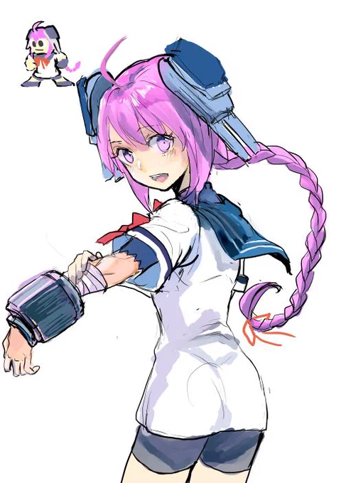 子日だよぉ! #艦これ版深夜の真剣お絵描き60分一本勝負 