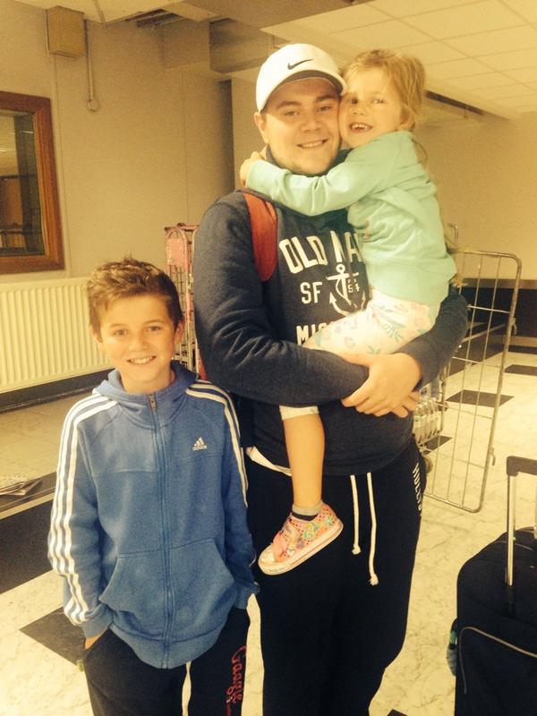 shell_bradley's tweet photo. So nice to have Ryan home after nearly 6 weeks in America :) http://t.co/IXKLrmEn98