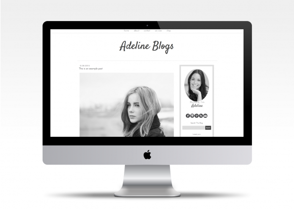 LuvlyMarket's tweet image. #BloggerTemplates are trending on @LuvlyMarket! 
Here&apos;s a simple but sweet #premade template by @bellaluluink.