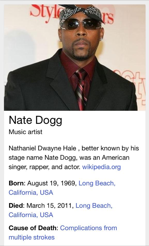Happy Birthday Nate Dogg  