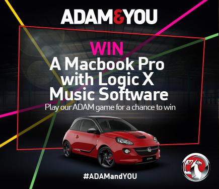 vauxhall's tweet photo. Play the ADAM game http://t.co/q1quepfSkm  for a chance to win a Macbook Pro with Logic X Music Software #ADAMandYOU http://t.co/GPEod7XqHg