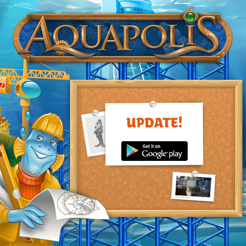 AquapolisGame's tweet photo. Update of #Android app: updated UI, new animations, bugfixes. Download #Aquapolis for FREE at http://t.co/d0GhP8UJtj http://t.co/U6BnJru9bl