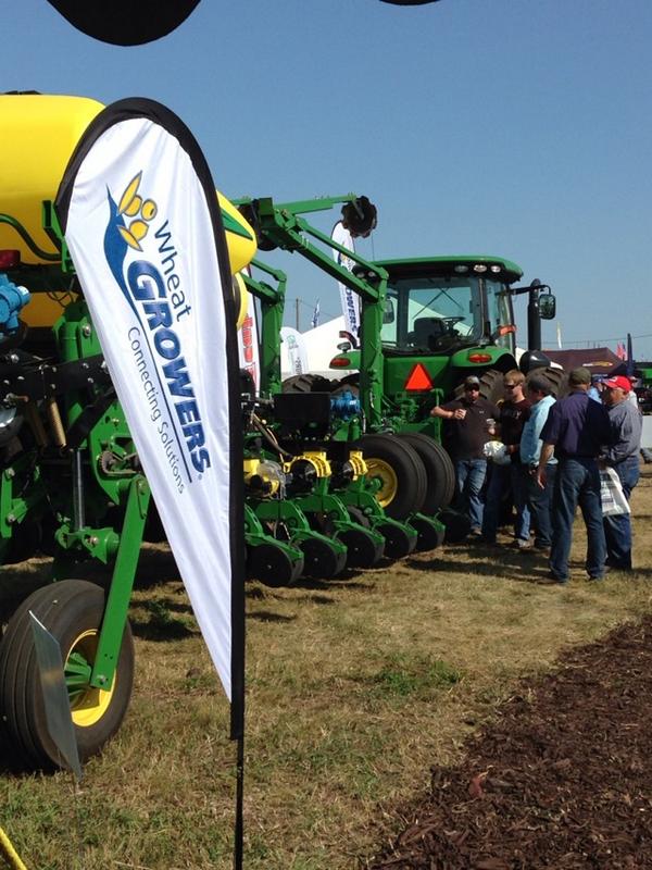 mckown_troy's tweet image. Talking planters with @Wheat_Growers @precision_plant at Dakotafest.  Stop by their booth