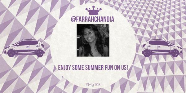 PeugeotUK's tweet photo. We hope you like your #RandomActsOfJoy gift, @FarrahChandia!  #My108 http://t.co/qti0kg3nkr