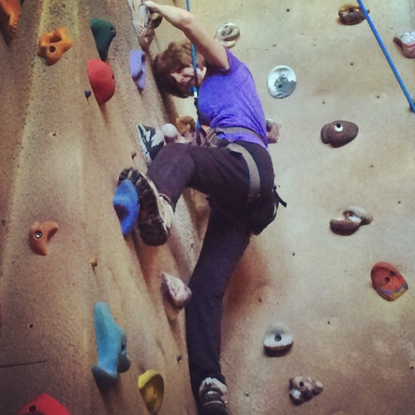 SarahLHJohnson's tweet photo. My quad amputee mom rock climbing in Park City! MT @playfoundation:We want to see your photos! #amputee #moveplaylive http://t.co/ZTvIPvM0tf