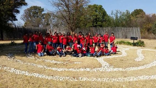 GreensideSchool's tweet photo. Grade 4s at the maze - accompanied by mrs Dayaram and mrs Vania http://t.co/7Se8h0Zv5d