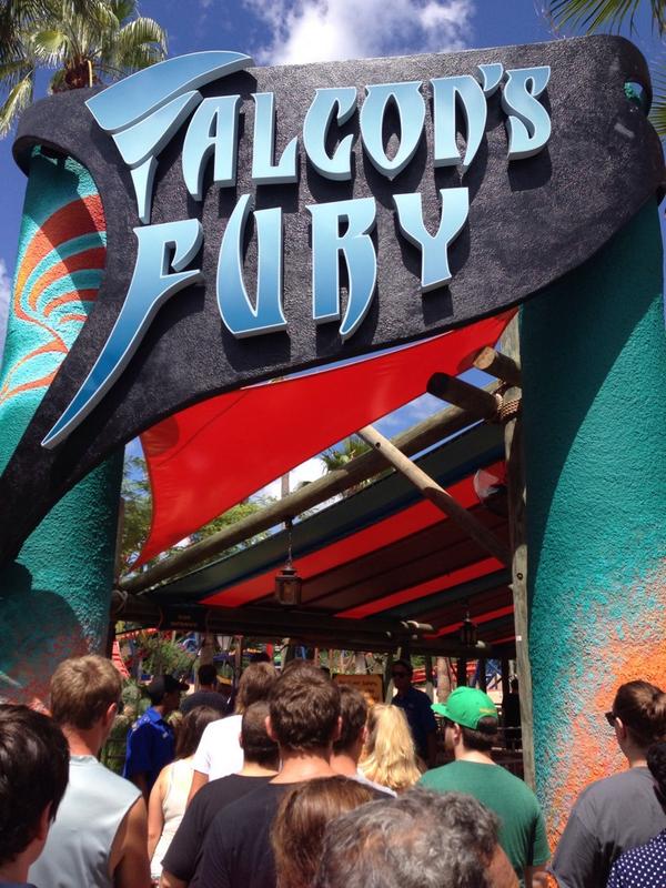 eccoasters's tweet image. @screamscape Falcons Fury@BuschGardens just soft opened!