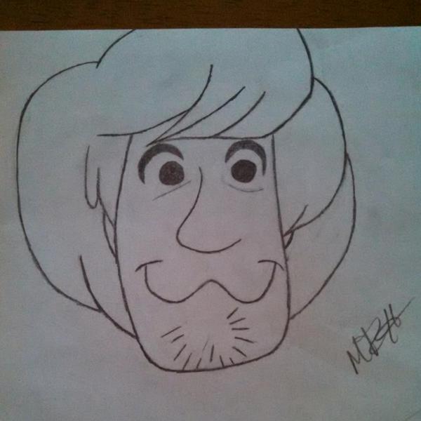 I drew Shaggy.