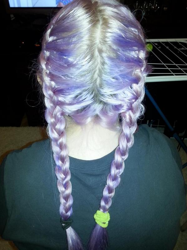 enchantediana's tweet photo. lilac braids http://t.co/6HDKt61AoB