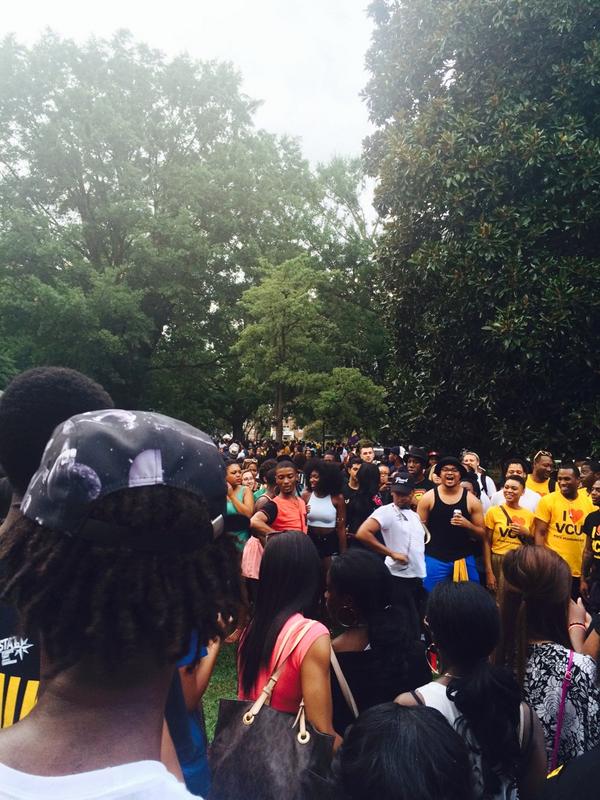 OhReeally's tweet image. #VCUWelcomeWeek2k14 💛🐏