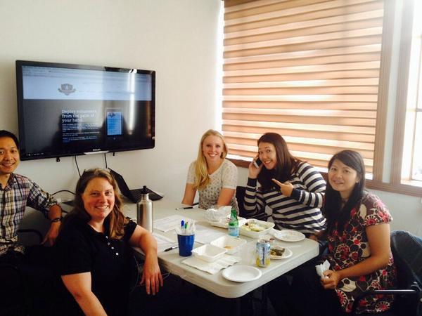 caravanstudios's tweet photo. Our pals @muttville are here to do user testing w/ our team! #4Bells came from their idea at a #CaravanGenerator ! http://t.co/9arMZrKeep
