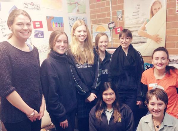 VGenSA's tweet photo. Meeting with passionate #Brighton High VGenners learning about Phase II of #FreeTo and @40HourFamine #VGen2014 http://t.co/yxZs6selYm