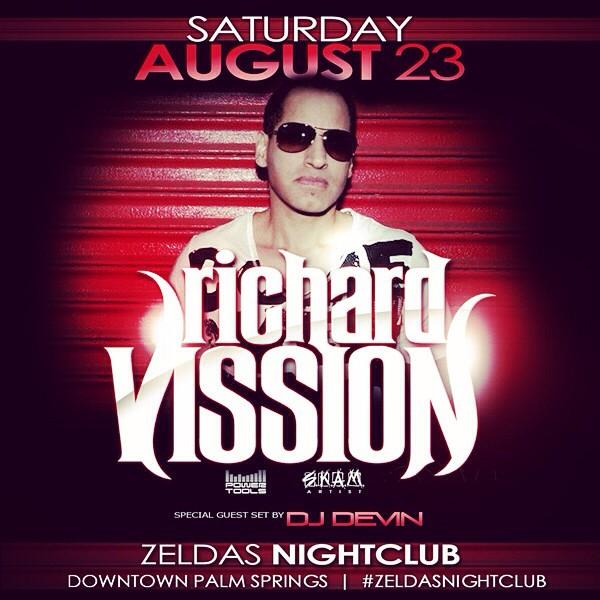 iamDJDEVIN's tweet photo. This Sat @richardvission will be at @OfficialZeldas ! Get ur House on w us! #mixicans #housewhores #SUPASaturdays http://t.co/PCiOUBxN98
