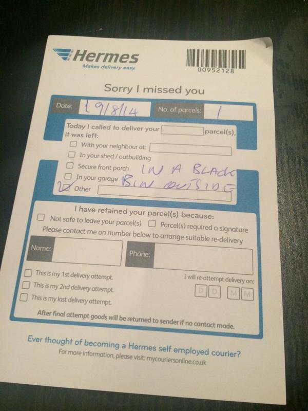 emilylwarner's tweet photo. My @ASOS_HeretoHelp parcel was delivered by @myhermes today and left amongst my rubbish!!!! http://t.co/bsDcoTMZmf