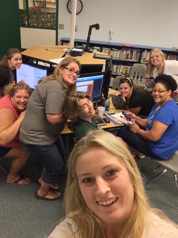 We love technology! We have learned so much! Our kids are gonna learn so much too! #cecheetahs