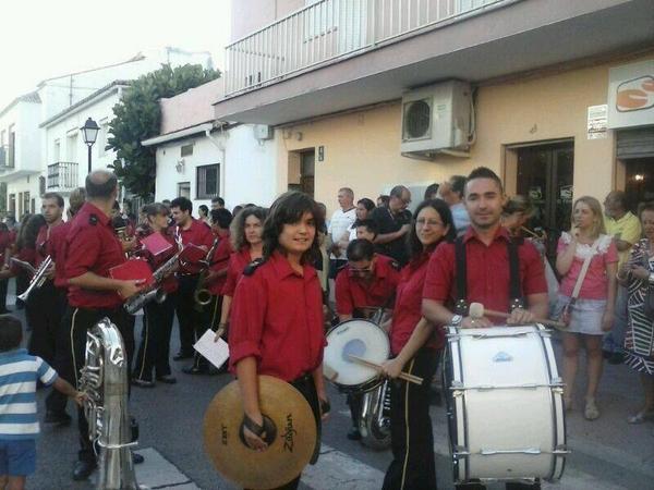BandaMijas's tweet photo. Aquí os dejamos algunas fotos de la procesión del Carmen en La Cala de #Mijas http://t.co/FF2jcggM7J