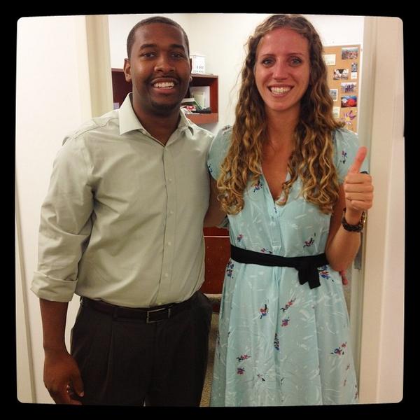 LEDA_Scholars's tweet photo. Our newest #LEDAstaff member, School Outreach Officer Phillip Scotton, and Dir. of R&A Iris Early!
Welcome, Phillip! http://t.co/0qrMRW6ifc