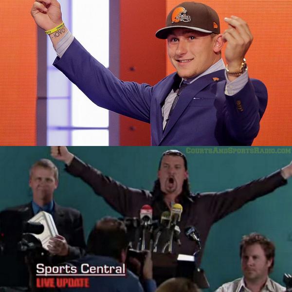 SamInJax's tweet photo. @JManziel2 might be the closest thing fans ever have to a real-life @KennyPowers #JohnnyFinger http://t.co/2nEYv5gy2U http://t.co/Yx0tqqgJG7