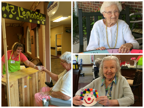 TrilogyLiving's tweet photo. Ridgecrest held a “Taste of the Fair” &amp; made cotton candy, elephant ears, caramel corn and fresh squeezed lemonade! http://t.co/GpMT3C44Dn
