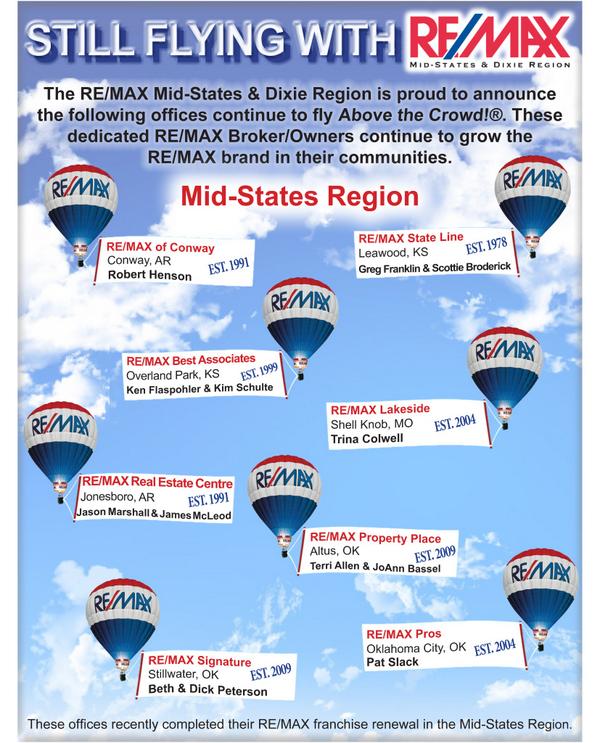 Still Flying with RE/MAX in the Mid-States Region!
