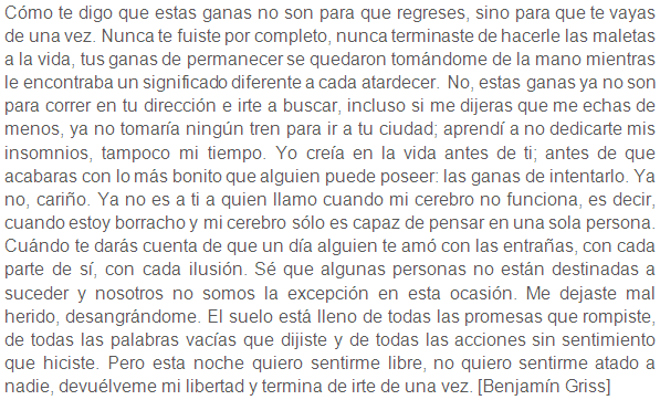 DeboConfesarQue's tweet photo. Cómo te digo que estas ganas no son para que regreses, sino para que te vayas de una vez. http://t.co/AJ2zD8qe22