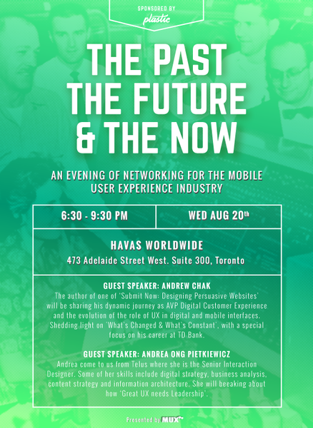MUXGroupTO's tweet photo. 3 Years of #mobile #UX in #Toronto, RVSP for tomorrows meetup! http://t.co/8P12TLUje0 http://t.co/iF6ouTYsMN