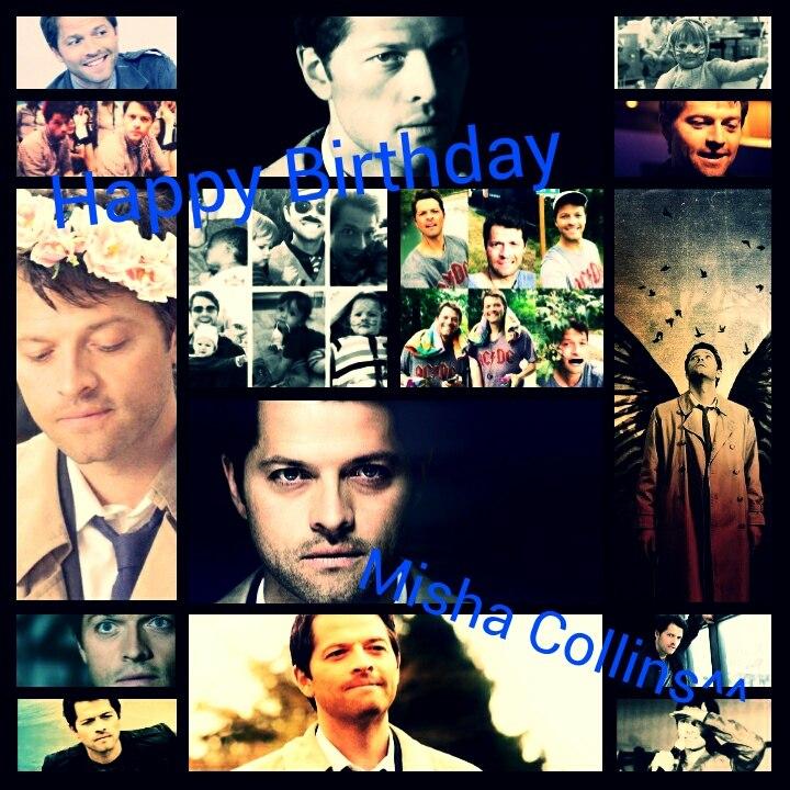  Happy Birthday Misha Collins.
I wish you all the best
May your days be bright
You are the best actor! 