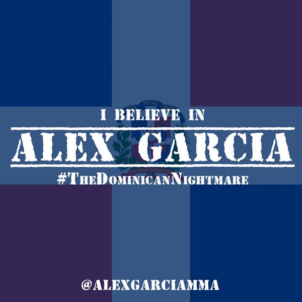 Let’s get all of #Montreal behind our #UFC superstar, @AlexGarciaMMA at @ufc #FightNight 49 #TheDominicanNightmare
