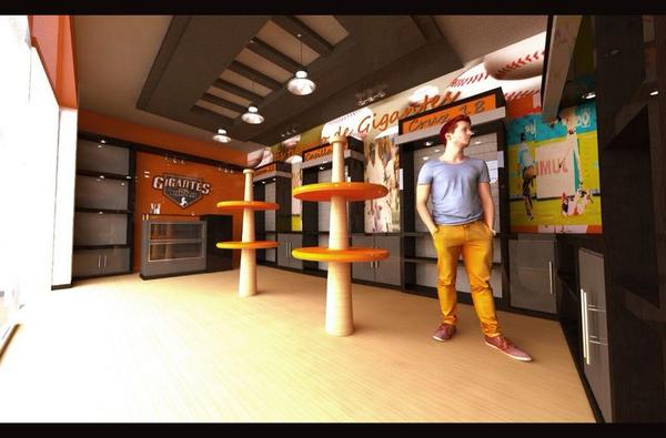 Gigantes_Cibao's tweet photo. La nueva tienda en el Julián Javier es otra de las  novedades que los Gigantes le traen a su fanaticada. #CaemeAtras http://t.co/KgfGNelkmW