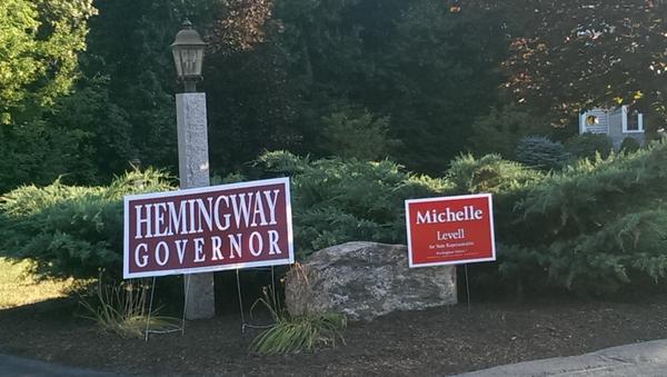Michelle4NH's tweet photo. Love this!! Three weeks 'til victory!! #nhpolitics #Windham http://t.co/ZI9VwLwOSH