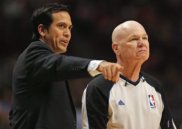 NotNBA3071's tweet photo. Erik Spoelstra and his best player. Too bad Joey plays for the Cavs now..... #memories http://t.co/LlaL8PRmk9