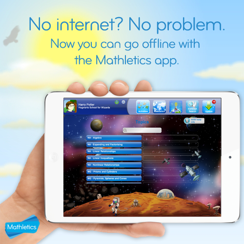 3plearningtech's tweet photo. School wifi/bandwidth issues? Check out the #Mathletics app's new OFFLINE mode! #problemsolved http://t.co/7bQXldHb9p http://t.co/Xruwd91mgE