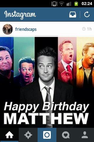 Happy Birthday to the hilarious and very talented Matthew Perry! 