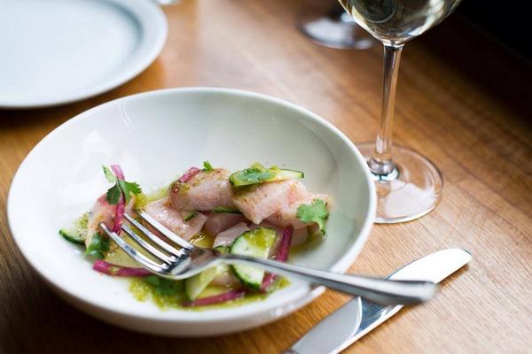 SquareOneApts's tweet photo. Mtk. makes some amazing hamachi ceviche! Cheers! #Seattle http://t.co/BzztwACrxV