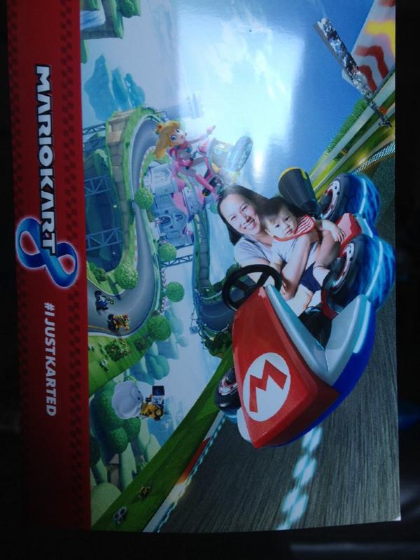 KariChow's tweet photo. So much fun! Will be back to claim my #blueshell trophy! #ijustkarted @NintendoCanada http://t.co/TU9aBkfTSF